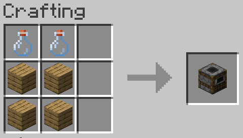 Sealing table crafting recipe